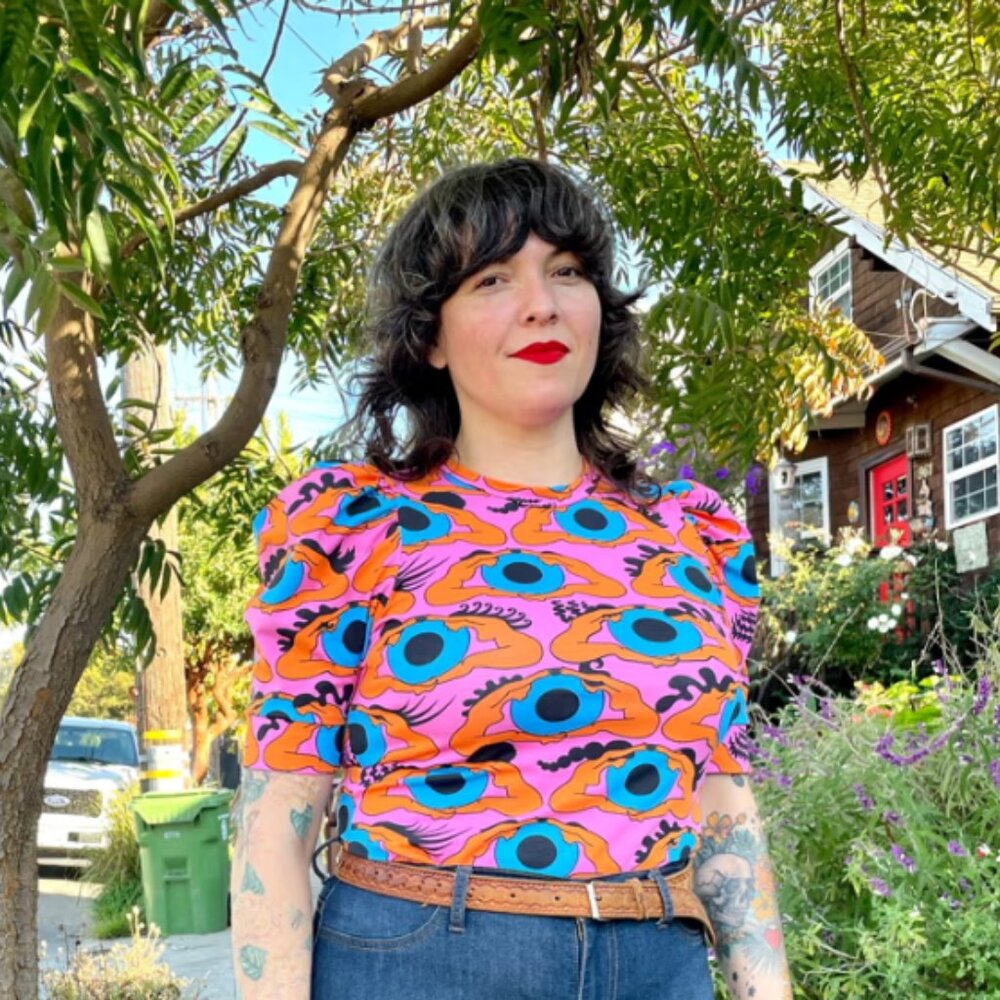 Nooworks Puff Top - Psychedelic Eyes - XL